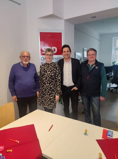 Bernd-Ulrich Schwabe, Hannelore Elze, Timo Schisanowski (MdB), Wolfhard Lache